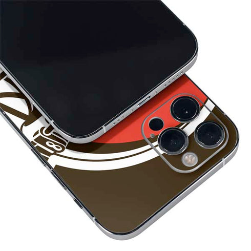 NFL Cleveland Browns Large Logo iPhone 12 Pro Skin